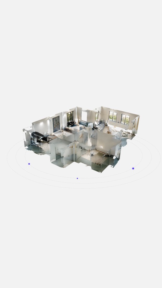 Texturerad 3D-modell av en lägenhet skannad med FJD Trion C1