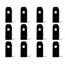 Rotary Evolution knivblad Segway Navimow 12-pack – samtliga 12 knivblad i setet