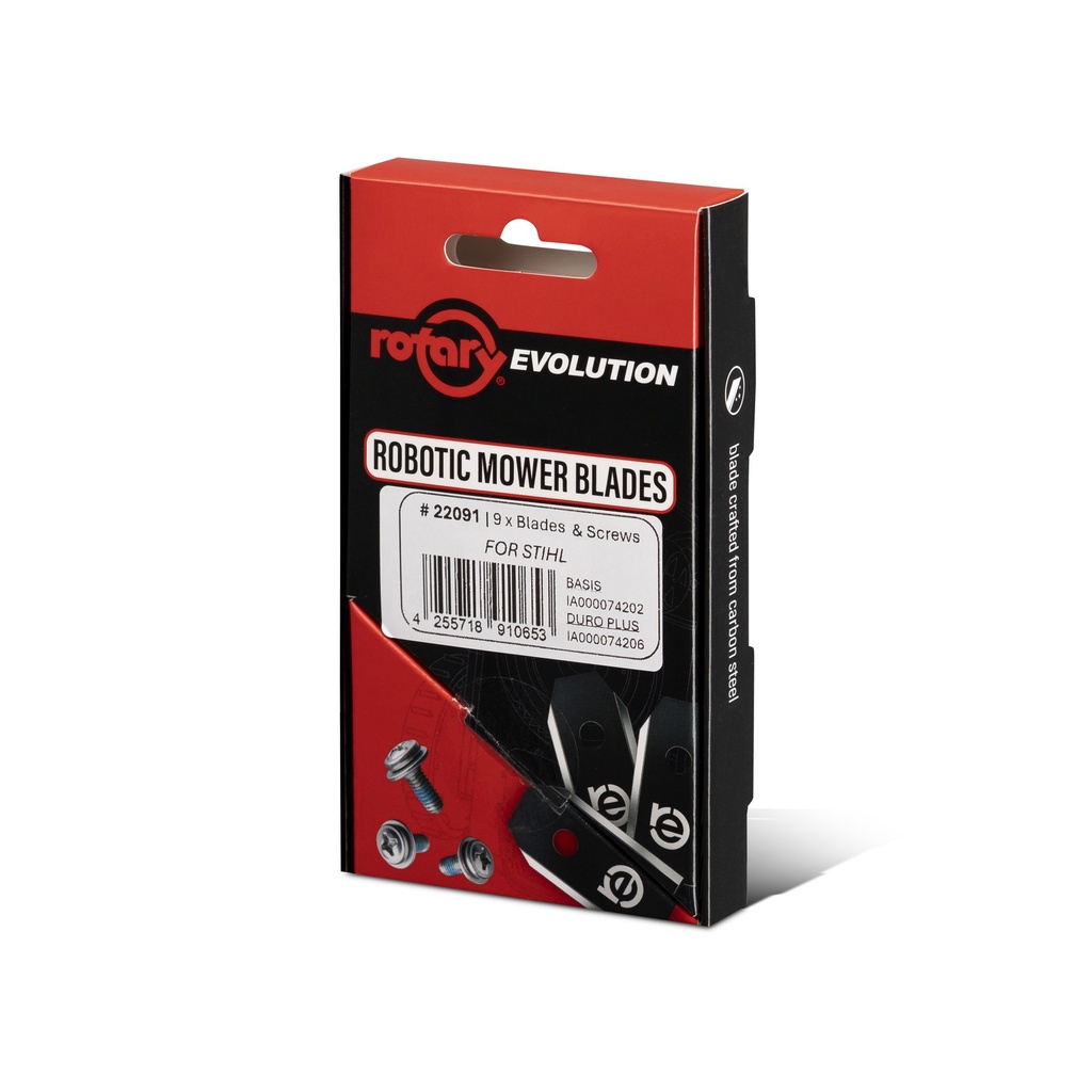 [22091] Rotary Evolution knivblad Stihl iMOW 9-pack