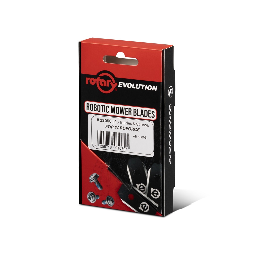 [22096] Rotary Evolution knivblad Yardforce 9-pack