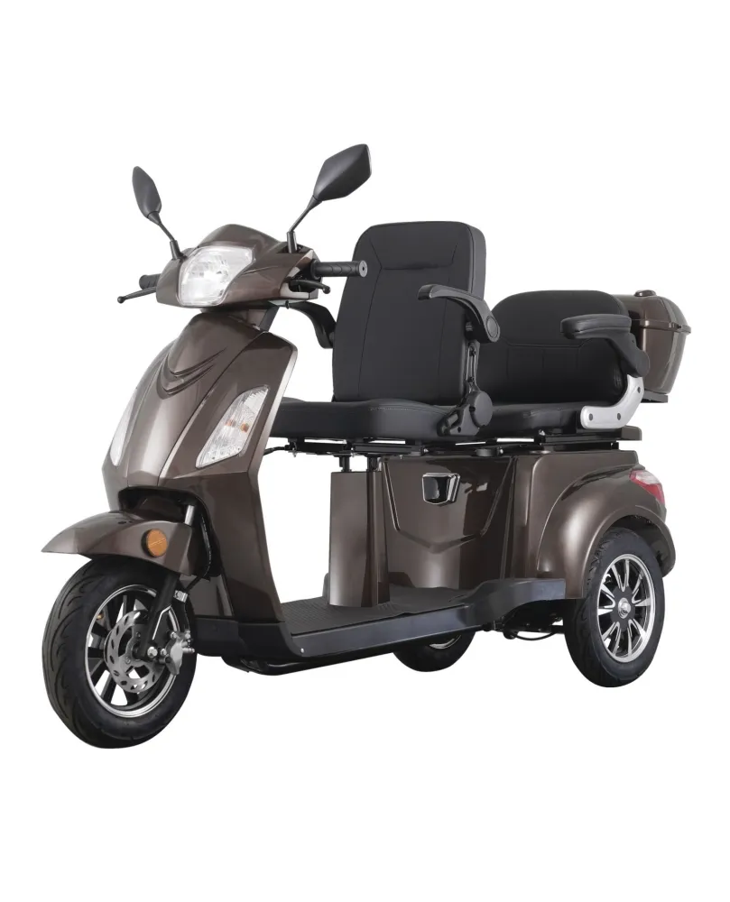 Vista-2 – trehjulig elscooter med tandemsäte för två